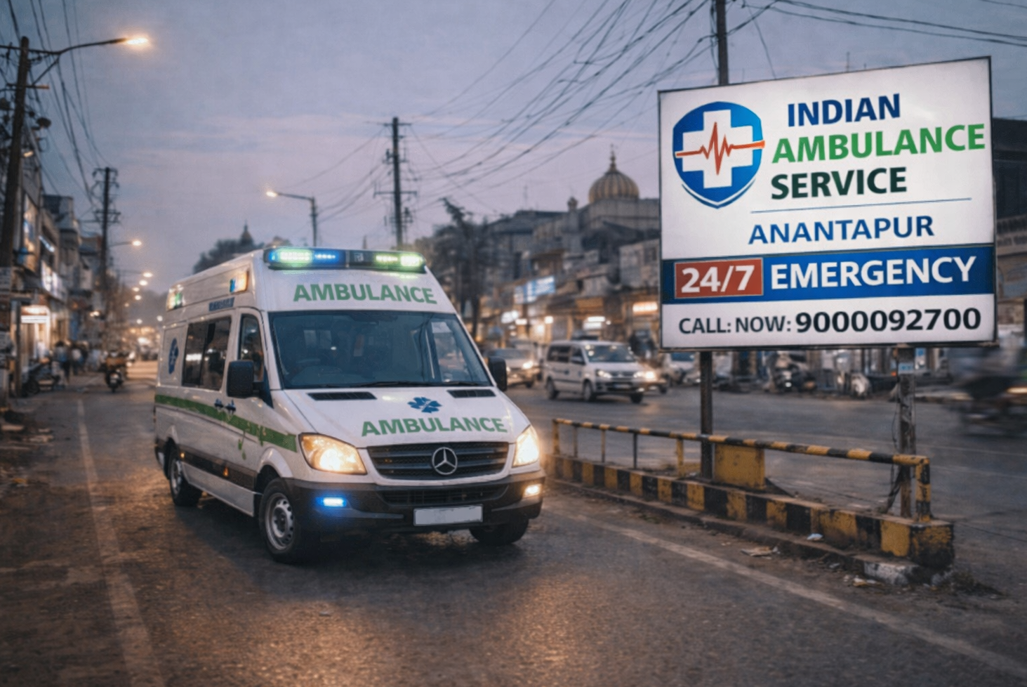 Indian Ambulance service  team